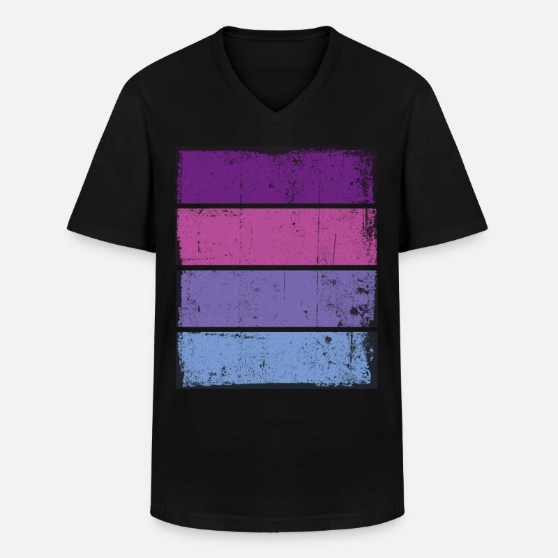 Grunge Hintergrund - Männer-T-Shirt mit V-Ausschnitt - Schwarz