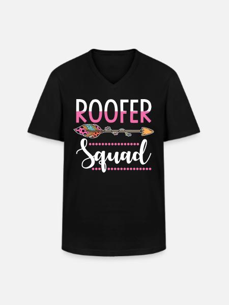 Roofer - Men's V-Neck T-Shirt - black