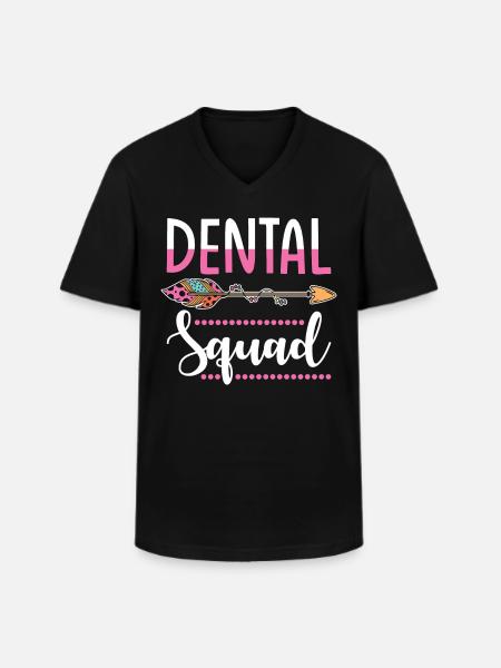 Dentistry Team - Men's V-Neck T-Shirt - black