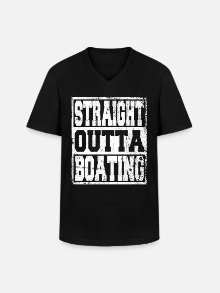 Baoting saying funny - Men's V-Neck T-Shirt - black
