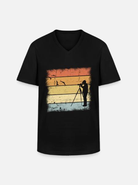Ornithologist Gift - Men's V-Neck T-Shirt - black