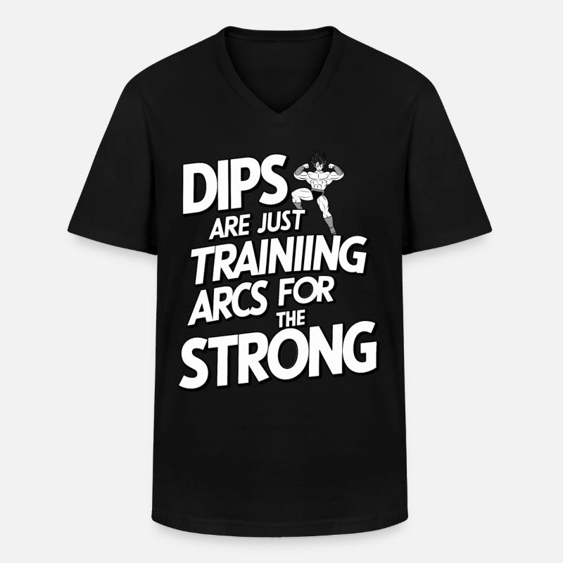 Training Arc - Männer-T-Shirt mit V-Ausschnitt - Schwarz