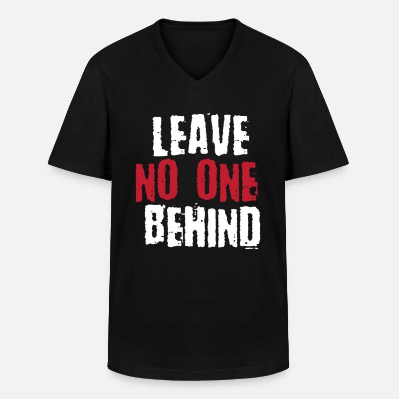 Cohesion gift tolerance empathy - Men's V-Neck T-Shirt - black