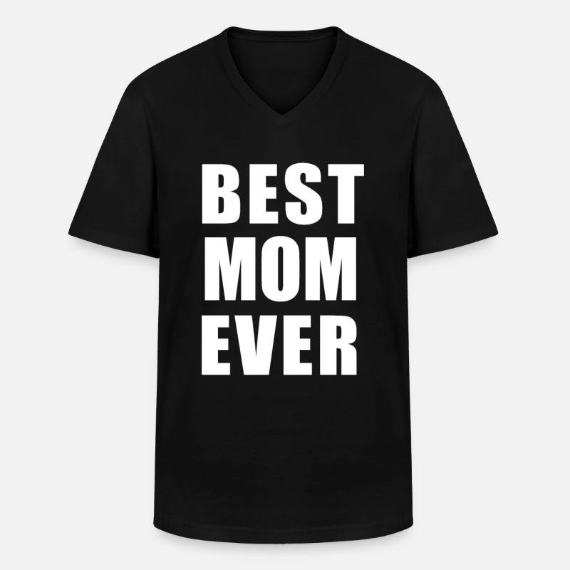 Beste Mutter Aller Zeiten - Männer-T-Shirt mit V-Ausschnitt - Schwarz