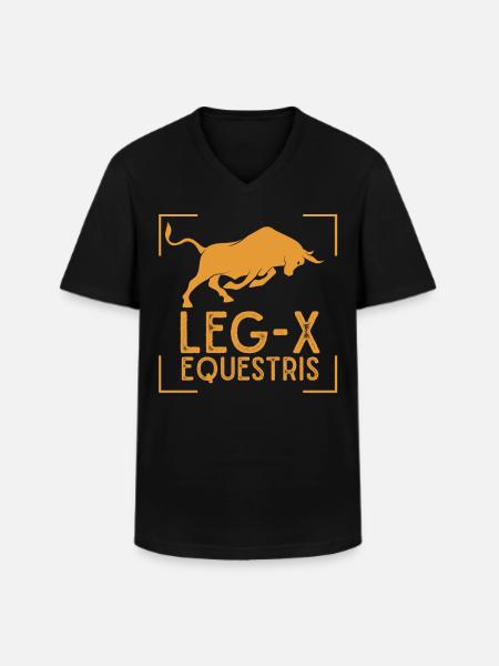 Legio X Equestris Julius Caesar - Men's V-Neck T-Shirt - black