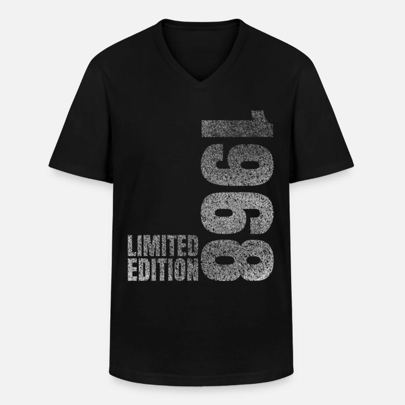 1968 Limited Edition - Männer-T-Shirt mit V-Ausschnitt - Schwarz