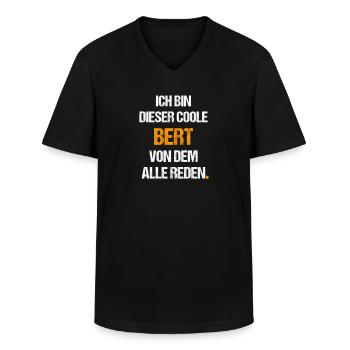 Bert Vorname Name Spruch - Männer-T-Shirt mit V-Ausschnitt - Schwarz - Vorne - AI Model Male 178 dark (178cm)