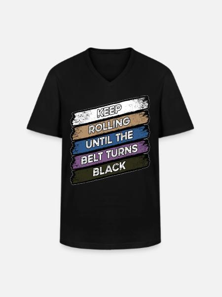 BJJ Black Belt - Men's V-Neck T-Shirt - black