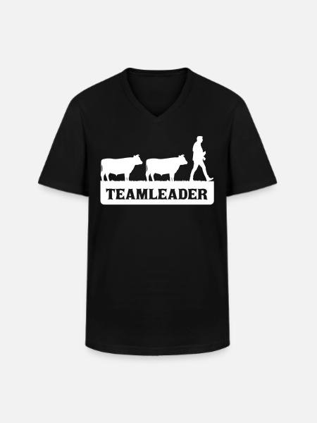 Manager, Chicken Breeding, Chickens - Men's V-Neck T-Shirt - black