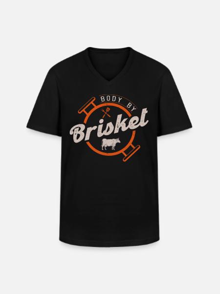 Smokoligist, BBQ, Grill, - Men's V-Neck T-Shirt - black