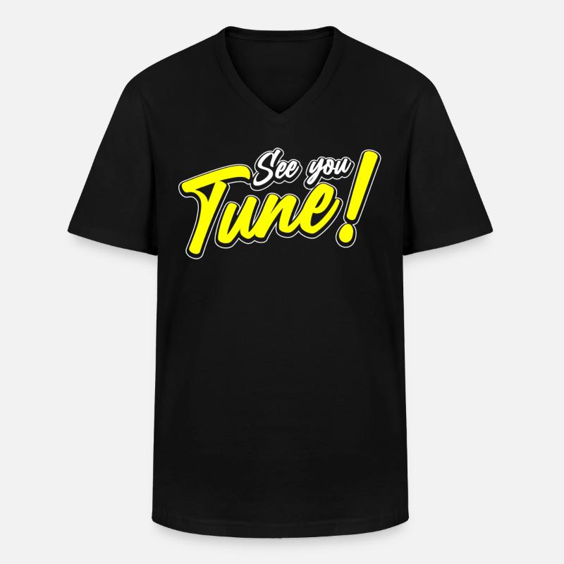 Opernsänger, Gesang, Opera - Männer-T-Shirt mit V-Ausschnitt - Schwarz