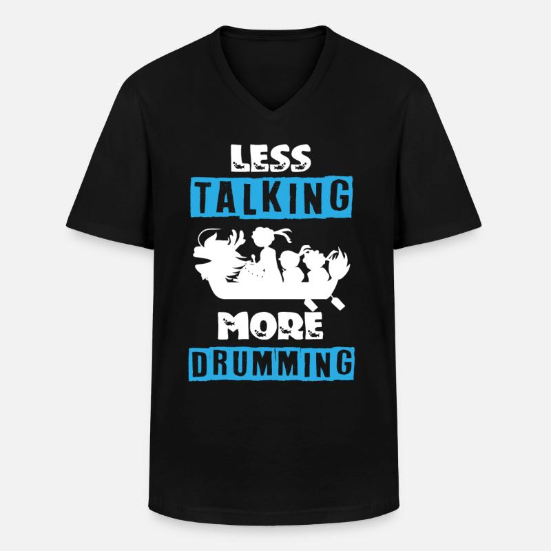 Drachenbootrennen, Drachenboote, Bleischlag - Männer-T-Shirt mit V-Ausschnitt - Schwarz