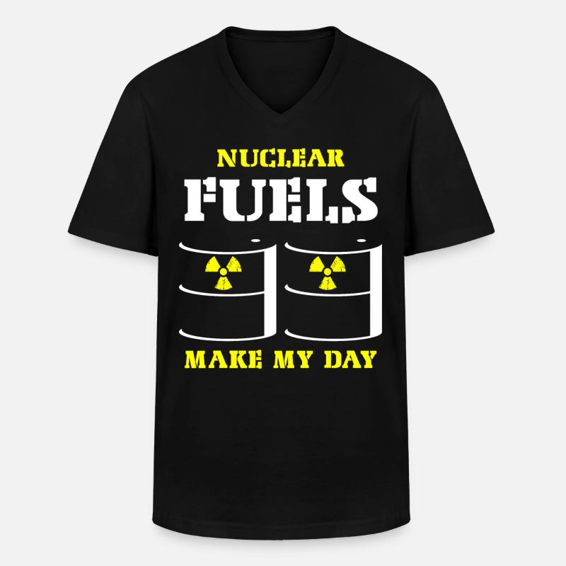 Nuclear Engineer, Nuclear Science, Science - Men's V-Neck T-Shirt - black