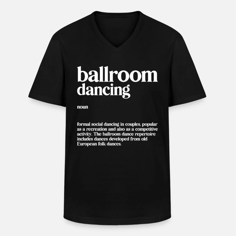Ballsaal - Männer-T-Shirt mit V-Ausschnitt - Schwarz