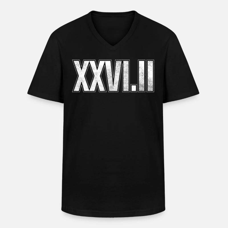 Marathonläufer - Männer-T-Shirt mit V-Ausschnitt - Schwarz