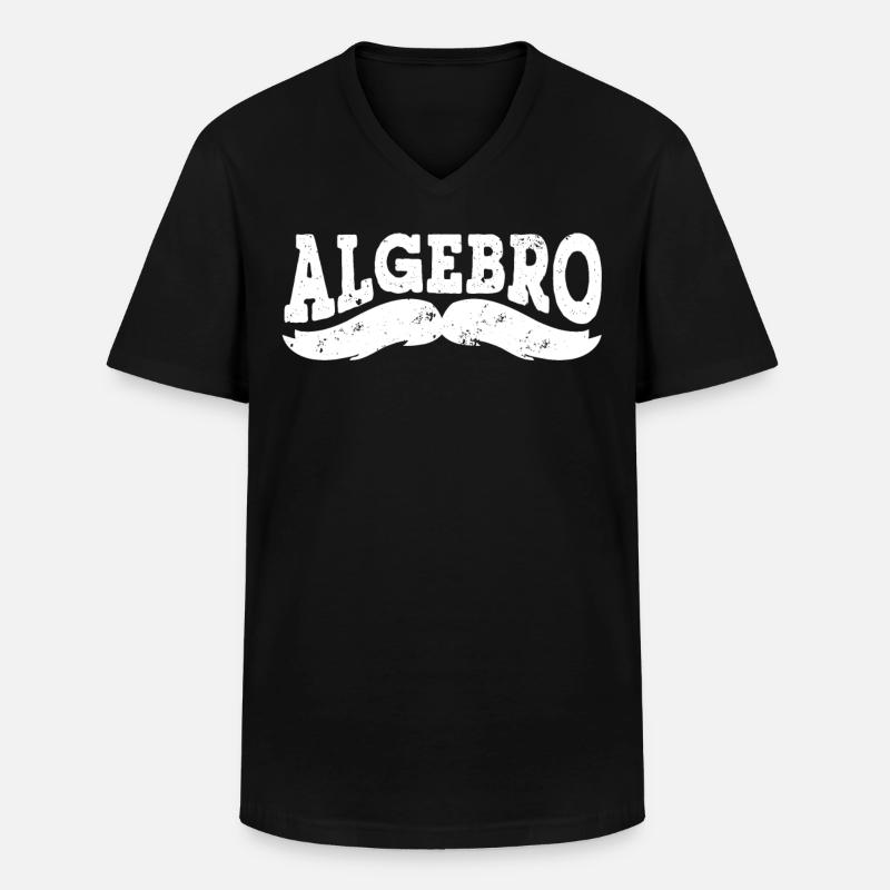 Algebra, Analysis, Wissenschaft, Mathematik - Männer-T-Shirt mit V-Ausschnitt - Schwarz