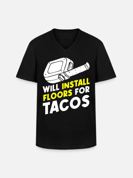 Floor layers, tilers, tilers - Men's V-Neck T-Shirt - black