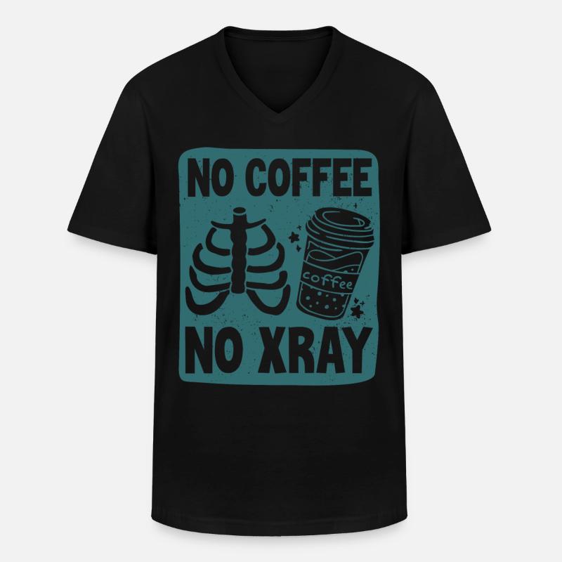 Xray Tech, Xray -Techniker - Männer-T-Shirt mit V-Ausschnitt - Schwarz