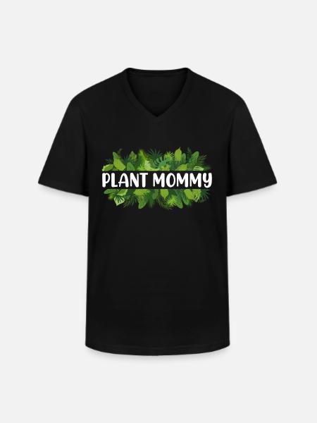 Plant Mother Mother Garden Plants Flower - Men's V-Neck T-Shirt - black