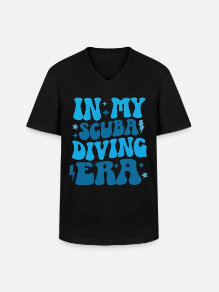 Diving Diver Ocean Lovers - Men's V-Neck T-Shirt - black