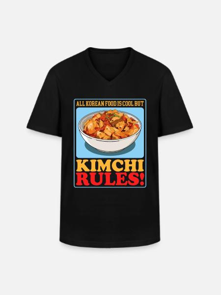 Kimchi Korean Kimchi Gift - Men's V-Neck T-Shirt - black