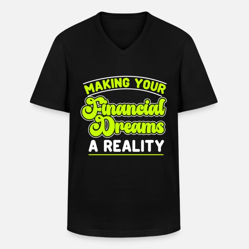 Secrétaire Comptable des Comptables Comptabilité - T-shirt col V Homme - noir