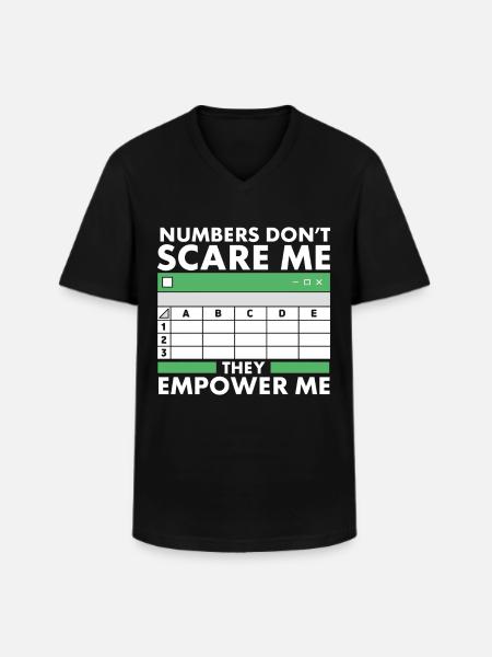 Secrétaire Comptable des Comptables Comptabilité - T-shirt col V Homme - noir