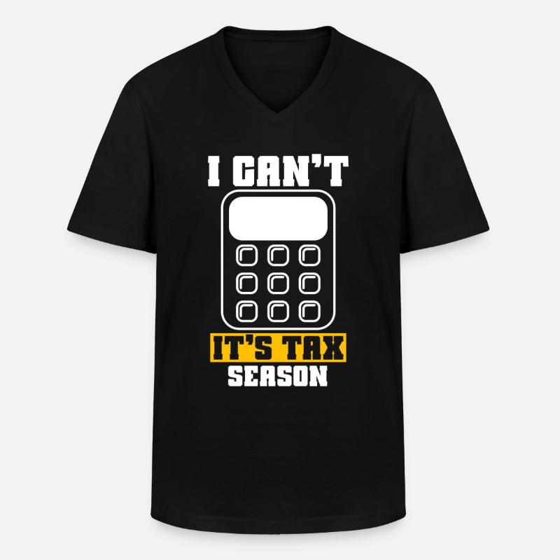 Secrétaire Comptable des Comptables Comptabilité - T-shirt col V Homme - noir