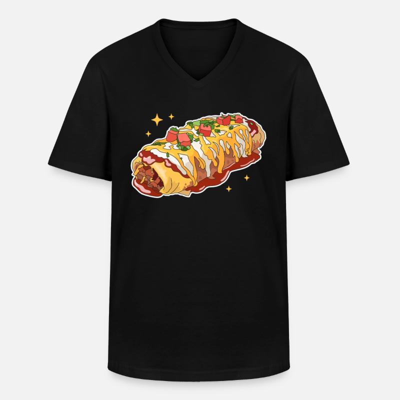 Enchilada Mexican Enchiladas Gift - Men's V-Neck T-Shirt - black