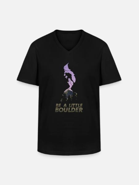 Bouldern Boulderer - Männer-T-Shirt mit V-Ausschnitt - Schwarz