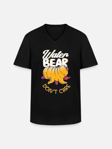 Biologist water bear tardigrade gift - Men's V-Neck T-Shirt - black