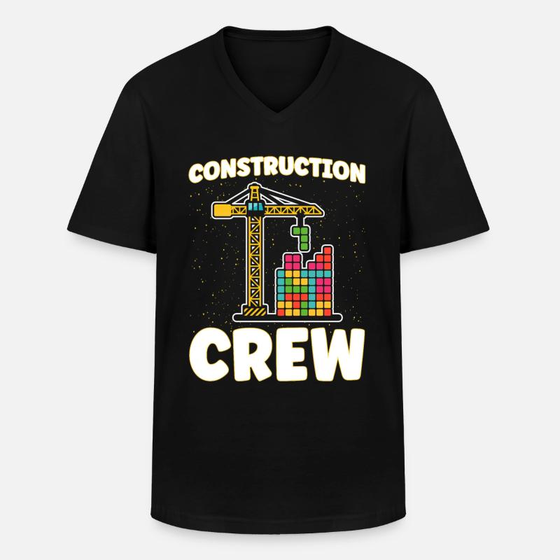 Module de serrage d’équipage - T-shirt col V Homme - noir