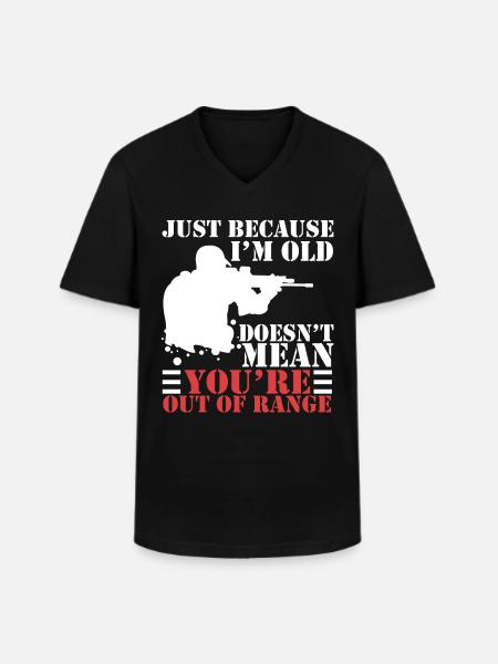 Sniper Sniper Veteran Gift Idea - Men's V-Neck T-Shirt - black