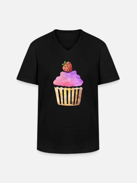 tartlet - Men's V-Neck T-Shirt - black