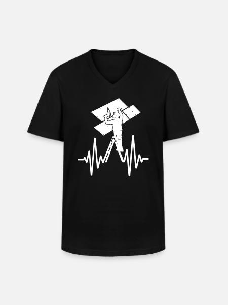 Drywall drywall fitter drywall - Men's V-Neck T-Shirt - black