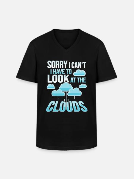 Cloud-Administrator Cloud-Devops - Männer-T-Shirt mit V-Ausschnitt - Schwarz