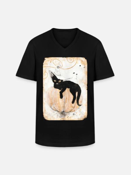 Witch hangover - Men's V-Neck T-Shirt - black