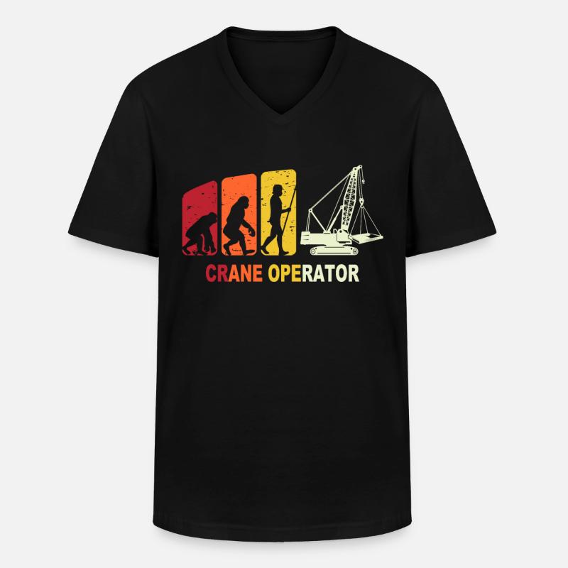 Grutier Evolution Grutier - T-shirt col V Homme - noir