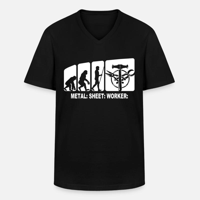Spengler Evolution Bauspengler - T-shirt col V Homme - noir
