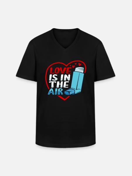 Albuterol Asthma Astmatist - Men's V-Neck T-Shirt - black