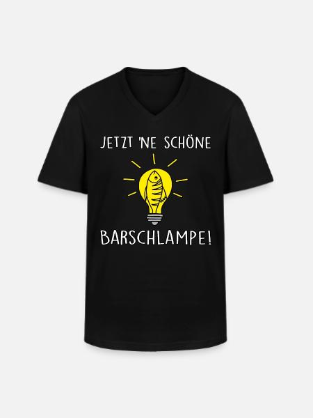 Barschlampe - Männer-T-Shirt mit V-Ausschnitt - Schwarz
