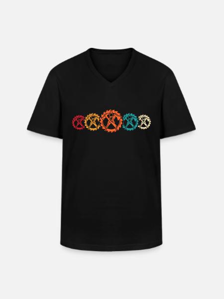 Carpenter carpenter - Men's V-Neck T-Shirt - black