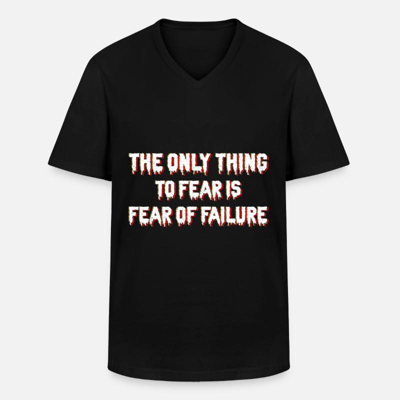 Atychiphobie Graphique Atychiphobie Conscience - T-shirt col V Homme - noir