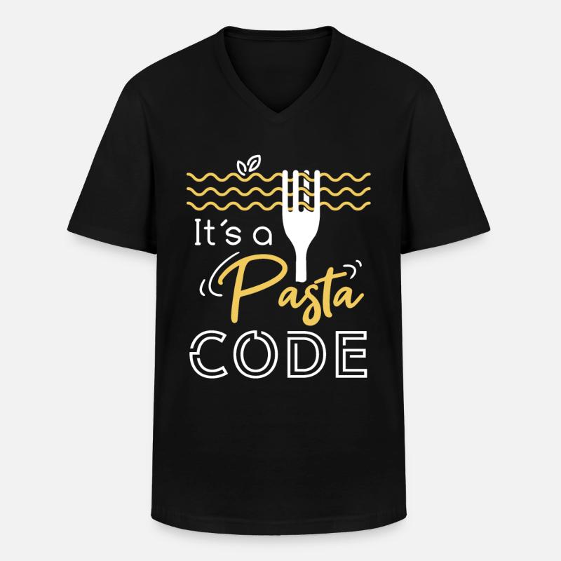 Computerprogrammierung - Männer-T-Shirt mit V-Ausschnitt - Schwarz