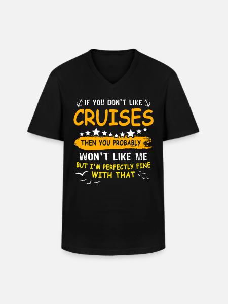 Cruise Sea Voyage Family Cruise - Men's V-Neck T-Shirt - black