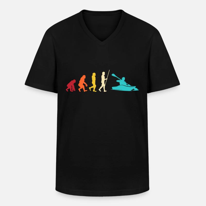 Kayaking Evolution Kayak - T-shirt col V Homme - noir
