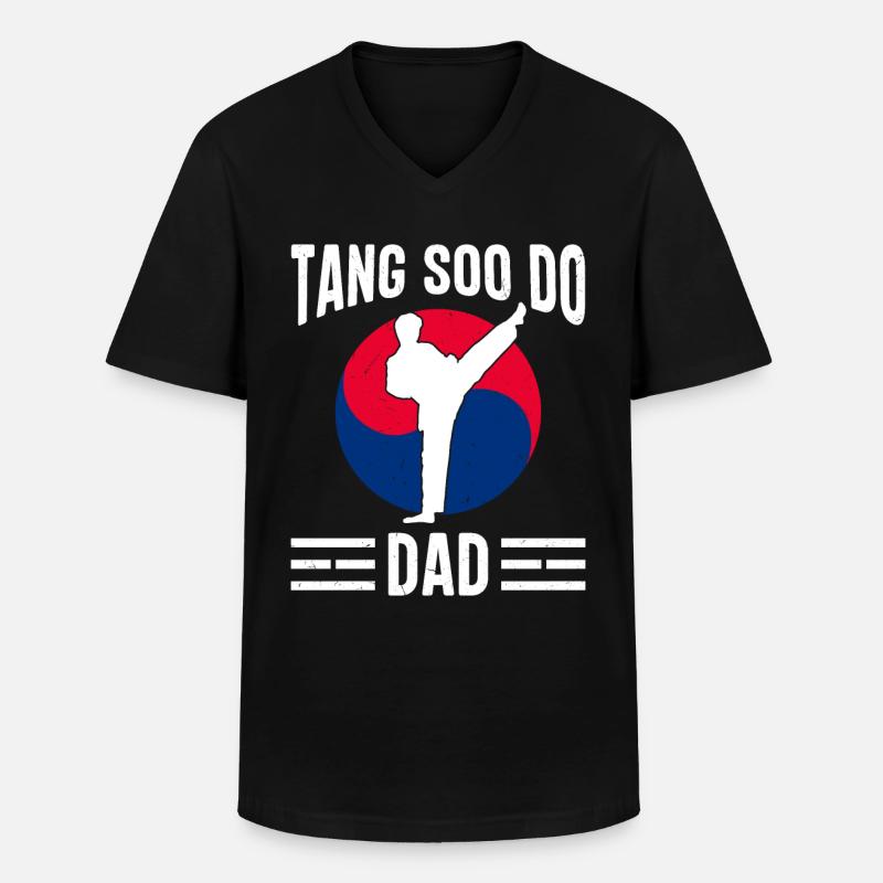 Tang Soo Do Geschenk - Männer-T-Shirt mit V-Ausschnitt - Schwarz