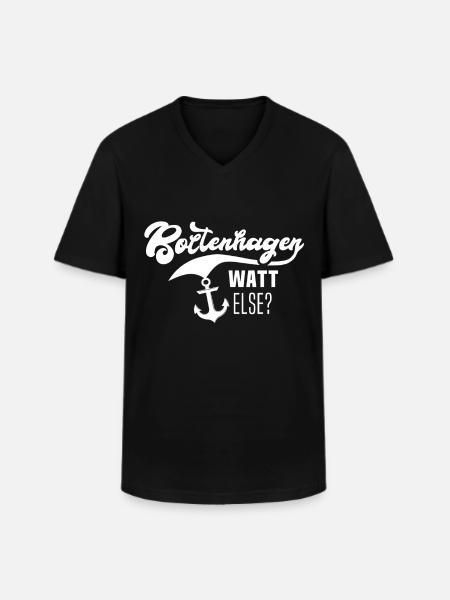 Boltenhagen Proverbs - Men's V-Neck T-Shirt - black