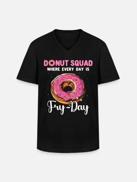 Donut Dear Donut Lovers - Men's V-Neck T-Shirt - black
