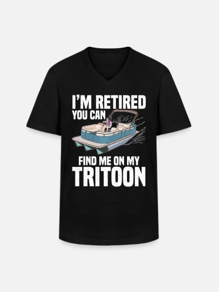 Capitaine Tritoon - T-shirt col V Homme - noir